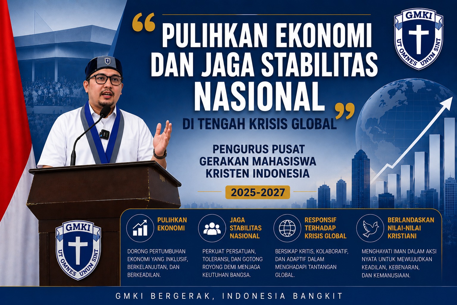GMKI Dorong Pemulihan Ekonomi dan Penguatan Persatuan Sebagai Benteng Hadapi Krisis Global